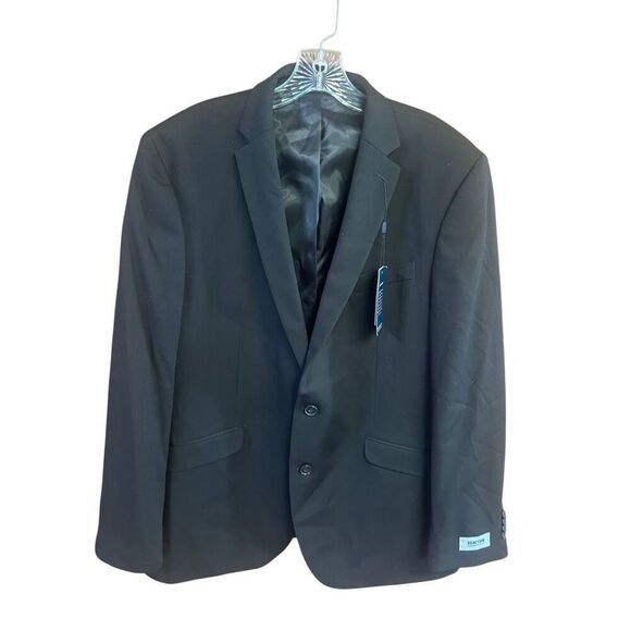 Kenneth Cole Reaction Mens Black Suit Jacket Sz 44R NWT - Picture 1 of 7